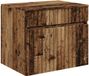 vidaXL Wandgemonteerde Badkamerkast Oud hout 59 x 44,5 x 50 cm