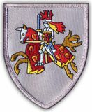 Arda Patchion Wapen van Fifeshire - Magneetachterkant - Geborduurde patch/badge/embleem