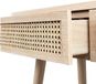 Azomor® Table d'entrée élégante en bois finition naturelle pour toute pièce