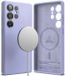 Ringke Silicone Magnetic Hoesje Geschikt voor Samsung Galaxy S25 Ultra | Compatibel met MagSafe en Qi2 | Back Cover met Magneet | Zacht Siliconen | Slank Design | Paars