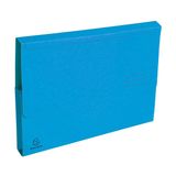 Exacompta - ref. 46972E - Doos van 100 Pocketmappen Forever® 290 g/m² met 32 mm expansie - 100% gerecycleerd en Blauer Engel gecertificeerd - Afmetingen: 24 x 32 cm - kleur lichtblauw