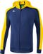 Erima Liga 2.0 Trainingsjack Met Capuchon Kinderen - New Navy / Geel / Donker Navy | Maat: 152