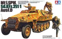 Tamiya Modelbouwpakket Militaire voertuigen - 35195 Mtl. SPW Sd.Kfz.251/1 Ausf.D Personenwagen Plastic - 1:35 - Modelbouw