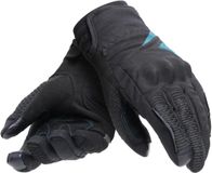 Dainese Trento D-Dry® Gloves Wmn, motorhandschoenen, waterdicht, met gewrichtsbescherming, dames, zwart/Ocean Depth, S
