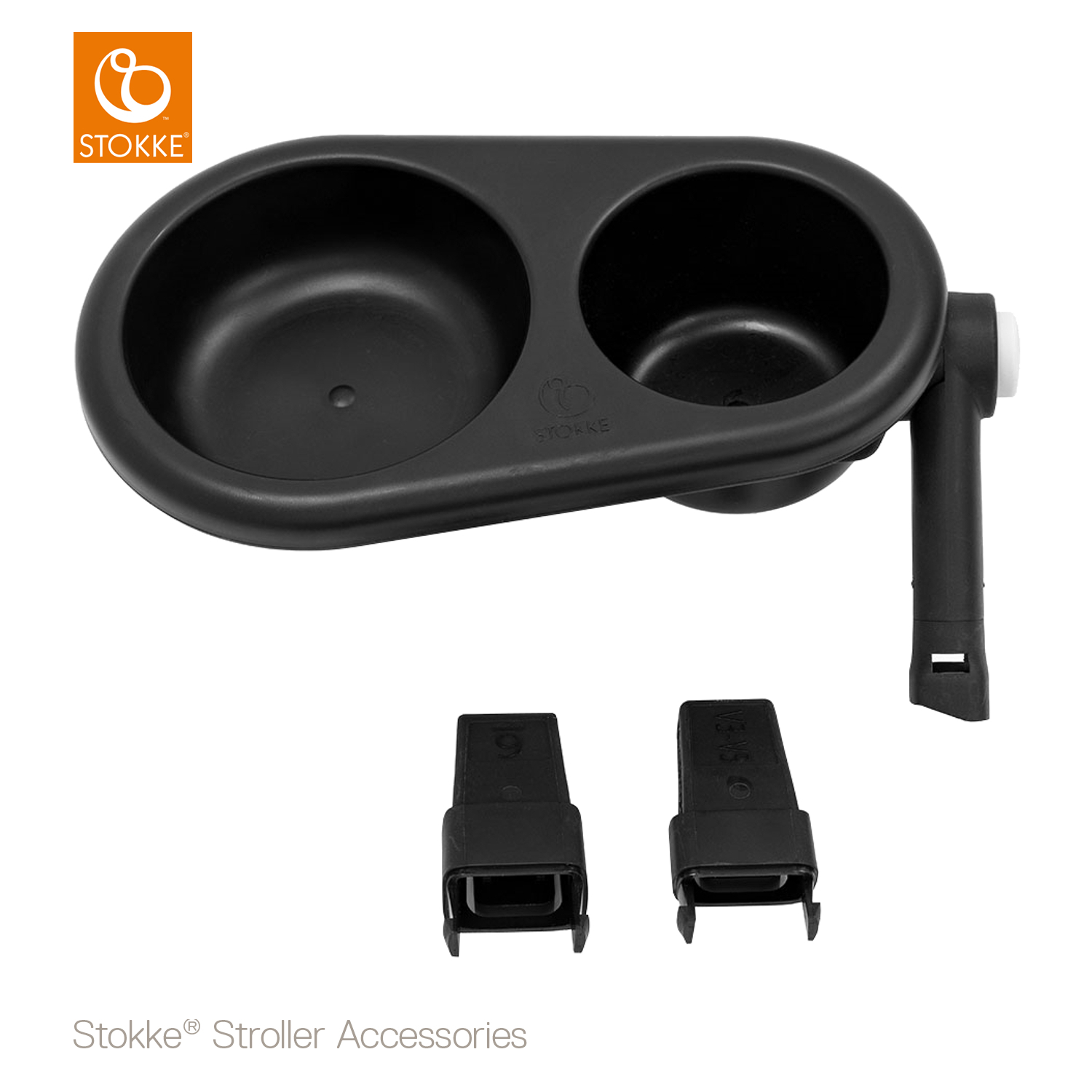 Stokke Kinderwagen Snack Tray zwart