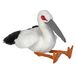 Wild Republic Cuddlekins Eco Oosterse ooievaar, pluche, 30 cm, pluche speelgoed, milieuvriendelijk