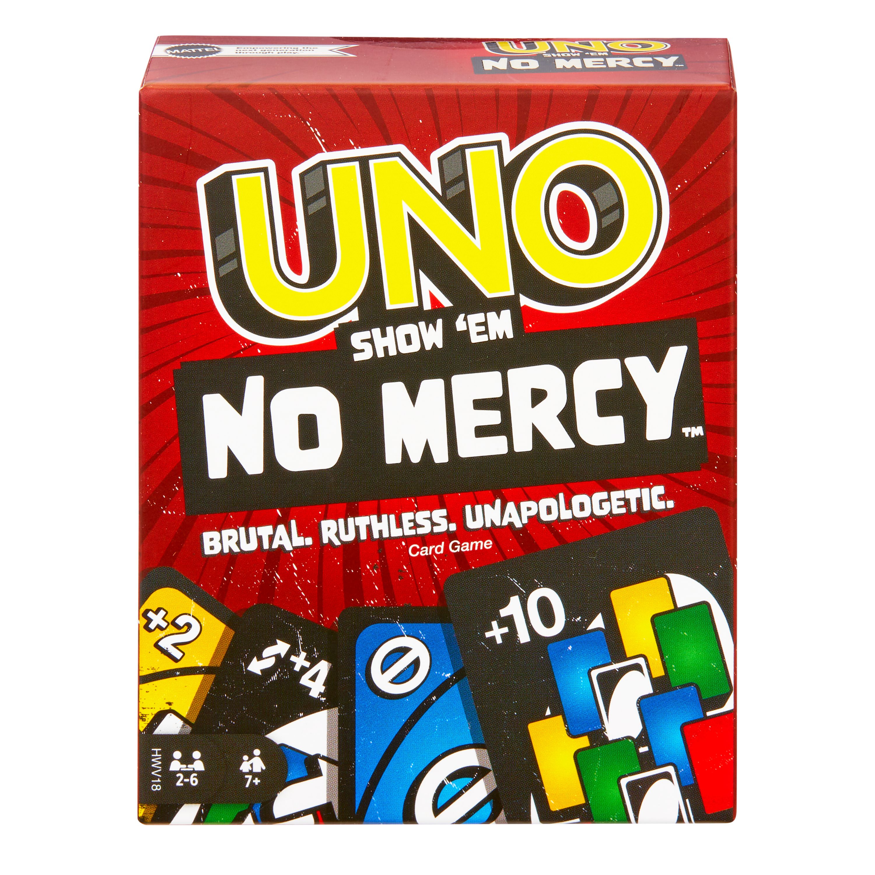 Mattel Games UNO Show 'em No Mercy - Card Game