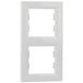 Schneider Electric Asfora 2-VOUDIG AFDEKRAAM, VERTICAAL WIT