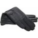 imoshion Gants tactiles en cuir véritable uni - Taille L
