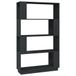 VidaXL Boekenkast/kamerscherm 80x25x132 cm massief grenenhout grijs