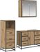 vidaXL Badkamermeubel Set 3-delig Artisan Eiken 80 x 33 x 60 cm