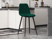 Mobistoxx BOYATA Tabouret de bar velours vert