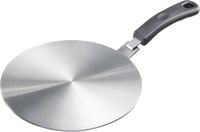 Westmark Inductie Adapterplaat – adapterplaat voor inductiekookplaten om conventionele pannen voor inductie geschikt te maken, plaat met handvat – roestvrij staal, Ø 14cm
