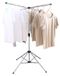 Étendage à linge pliable, réglable en hauteur, 197 cm, acier inoxydable