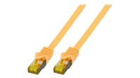 EFB-Elektronik RJ45 patchkabel S/FTP, Cat.6A, LSZH, Cat.7 ruwe kabel, 30m, geel