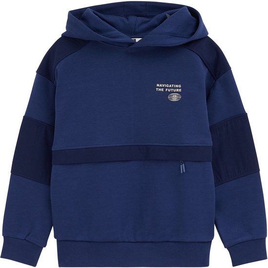 WE Fashion Jongen hoodie met rits en print