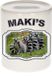 Bellatio Decorations Dieren liefhebber maki familie spaarpot 9 cm jongens en meisjes - keramiek - Cadeau spaarpotten maki apen liefhebber