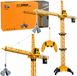LEAN TOYS Grue de construction télécommandée Rc rotation 360° Capacité de levage 120 g 71 cm