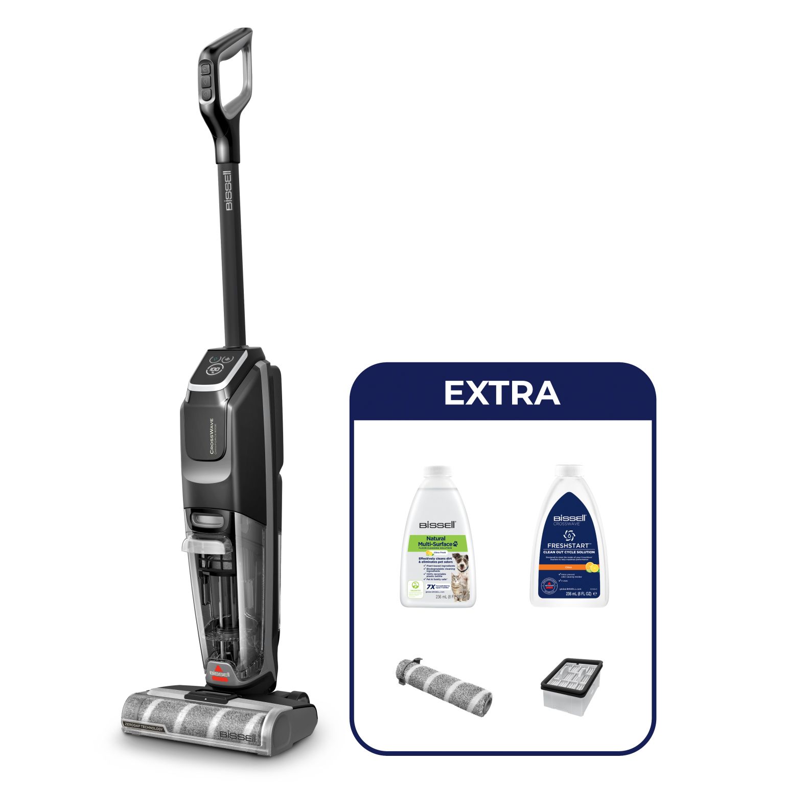 Bissell CrossWave OmniFind Pro B4008N - Stofzuiger - Plastic - 1 stuk(s)
