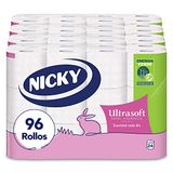 Nicky Ultrasoft toiletpapier, 96 rollen
