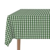 Martina Home Vichy tafelkleed, TEFLON, geconfectioneerd, groen, fles, 220 x 140 cm