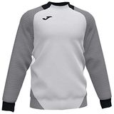 Joma Essential II Sweater Kinderen - Wit / Zwart | Maat: 164