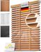Sol Royal BE5 Stores en bois Chêne 50 mm Lattes Extra Large 120x180 cm