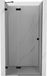 Mexen Lunar porte de douche pivotante gauche 70, transparent, noir