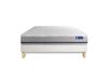 actisom Ensemble 140x190 matelas ressorts ensachés sommier kit blanc