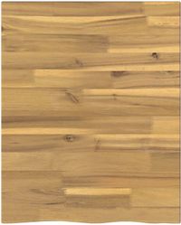 vidaXL Plateau en verre blanc 60 x 50 x 3 cm