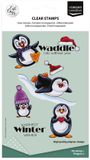 Vaessen Creative Clear Stamps Christmas Penguin 1