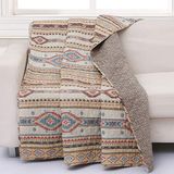Greenland Home Barefoot Bungalow Phoenix Gooi Deken, 50x60 inch, Tan