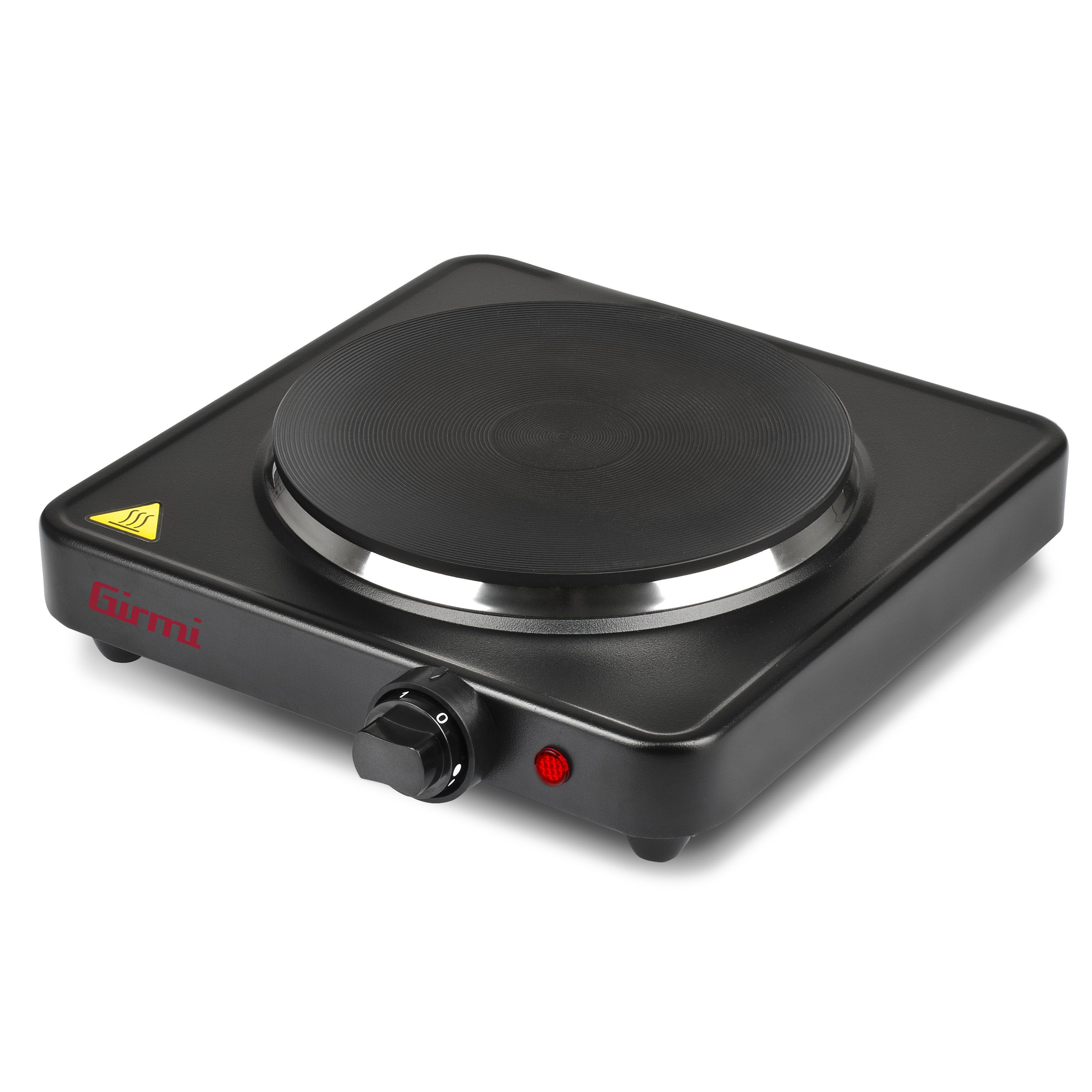 Girmi PE26 - Kookplaat - Zwart - 1 Zone - 1500W