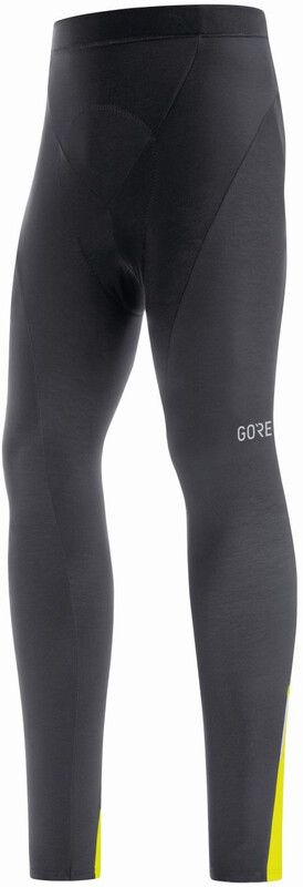 Gore Wear C3+ Thermische Leggings Heren - black/neon yellow