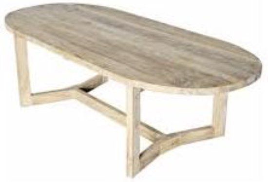 Van der Leeden Teak Tuintafel Ovaal 260x110 cm - Natural