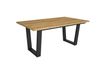 Table à manger effet bois de chêne 167x90x74cm