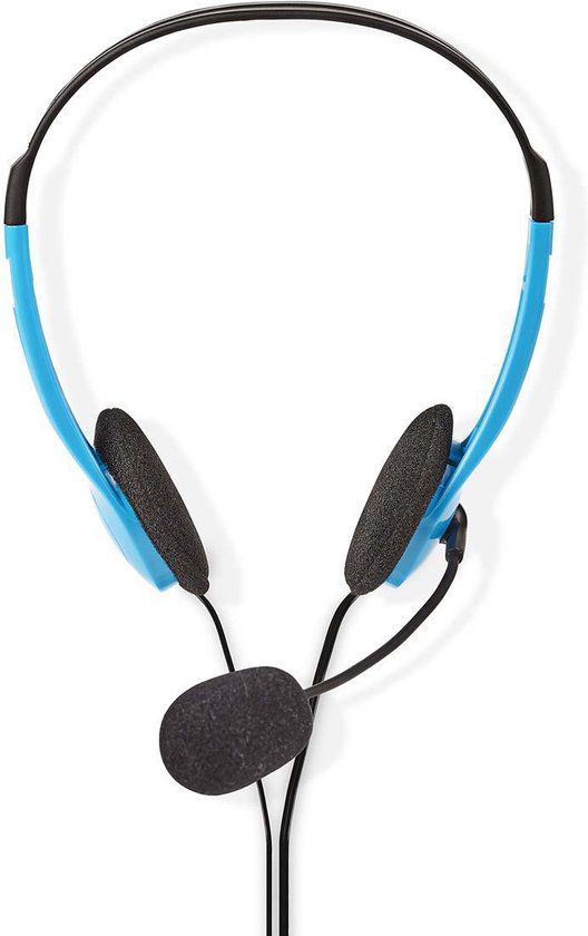 Nedis CHST100BU - Hoofdtelefoon - blauw