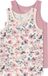 NAME IT NMFTANK TOP 2P NOSTALGIA FLOWER NOOS Débardeur fille - Taille 98