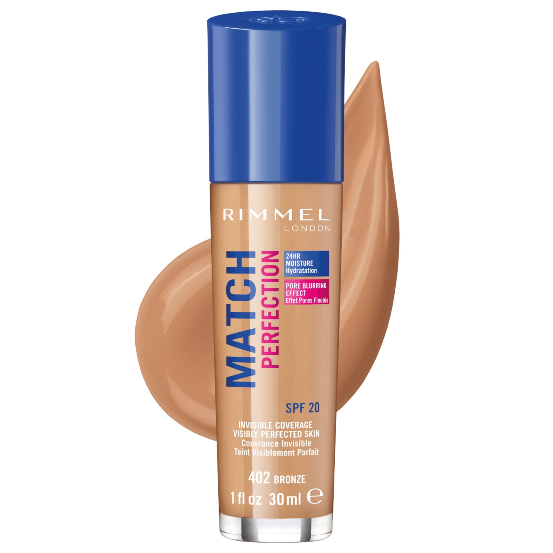 Rimmel Match Perfection Foundation 402 Bronze - Warm - 30ml