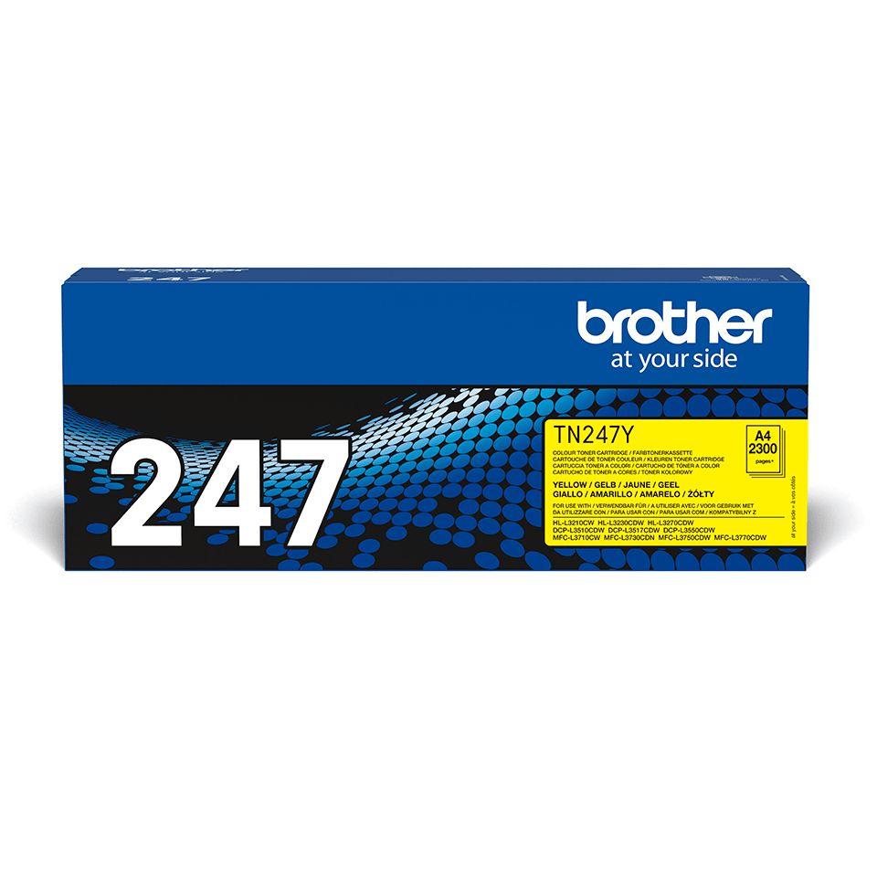Brother TN-247Y Yellow Toner Cartridge - Original