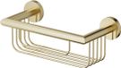 BES LED Doucherek - Douchemand - Leoni Rimbo - 30cm - RVS - Geborsteld Goud