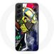 Samsung Galaxy S21 FE Valentino Rossi kampioen snelheidsrijder Maniacase Etui