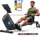 MERACH Ruderapparaat voor Thuis - Stil, Opvouwbaar Magnétique Roeitoestel - met LCD-Display, Bluetooth-verbinding - Zelfaangedreven, Compatibel met Kinomap - Tablet- en Fleshouder, Magnétique Weerstand - Eenvoudige Montage, Ruimtebesparend - 158 kg
