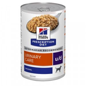 Hill's Prescription Diet Hill's Prescription Diet U/D Urinary Care nat hondenvoer blik 1 tray (12 x 370 g)