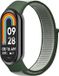 By Qubix Qubix - Sport loop nylon bandje - Groengrijs - Geschikt voor Xiaomi Smart Band 8 / 9 / 10
