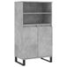 vidaXL Hoge kast, betonkleur, 60x36x110 cm, bewerkt hout
