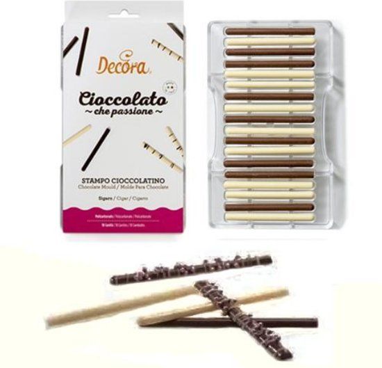 Decora Chocolade mal Cigar / Staafjes - 8024622050115