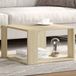 vidaXL Salontafel - 51,5x51,5x30 cm - Hout - Sonoma eikenkleurig