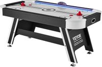 VEVOR Luchtaangedreven Hockeytafel Sport Hockey Spel Duwers Pucks Led 1,83m