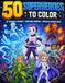 50 Superheroes to Color: Original Heroes, Amazing Powers & Epic Adventures for Kids Ages 6–10